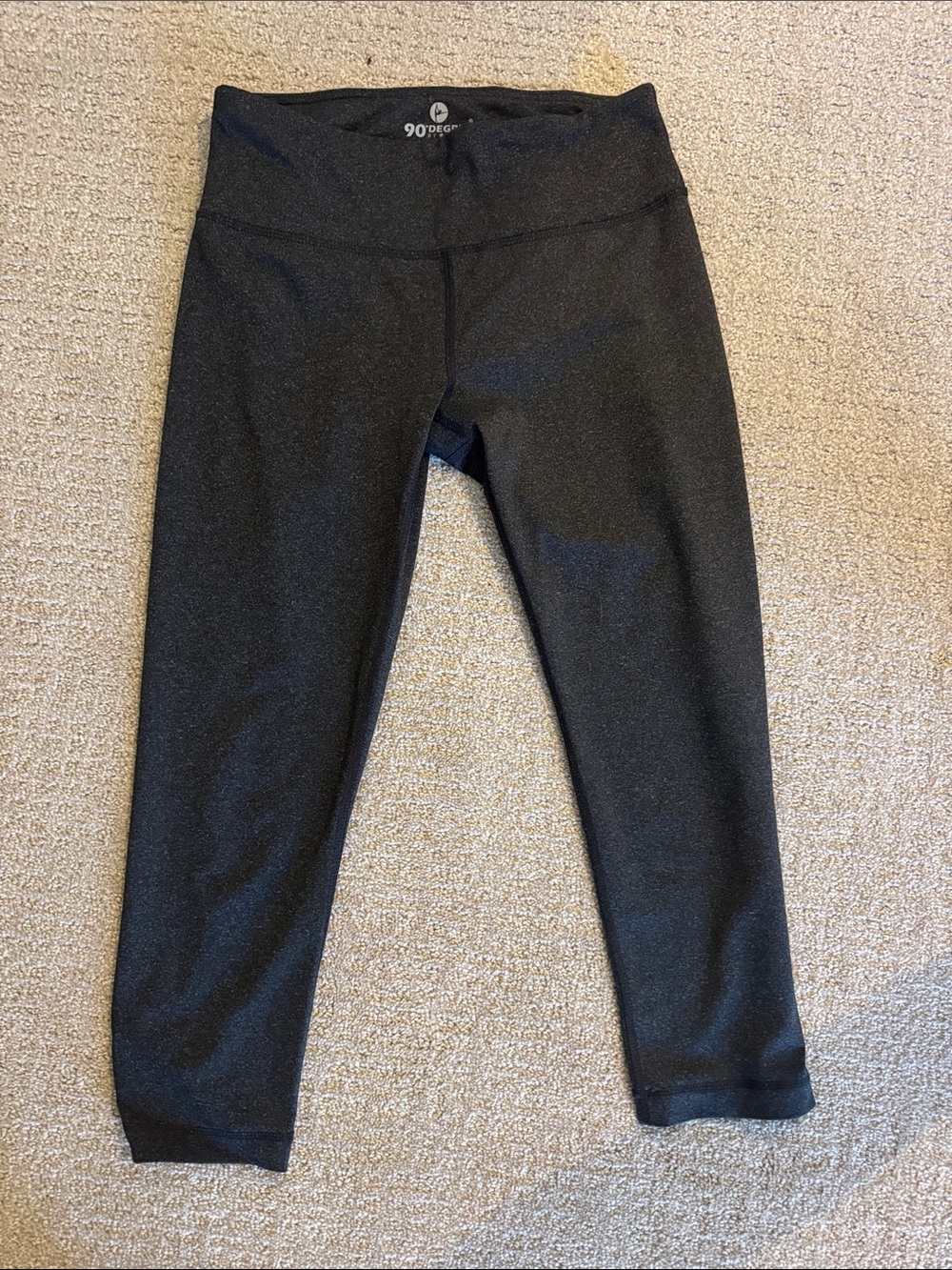 90 Degree by Reflex Women’s Black Performance capris Leggings